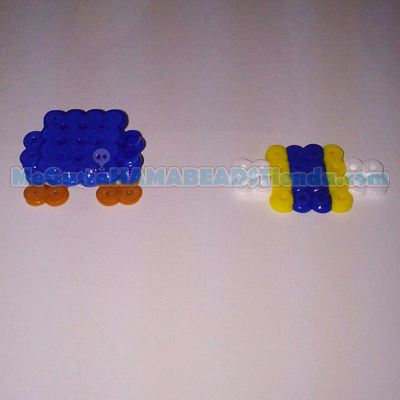 mario 3d hama beads 5